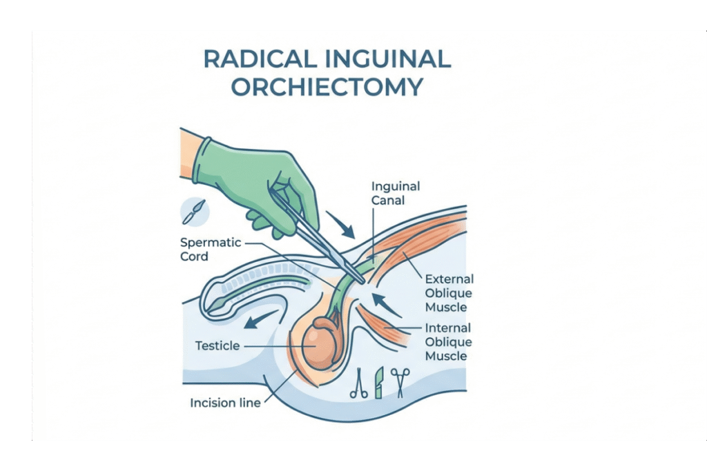 Radical Inguinal Orchiectomy (Primary Surgery)