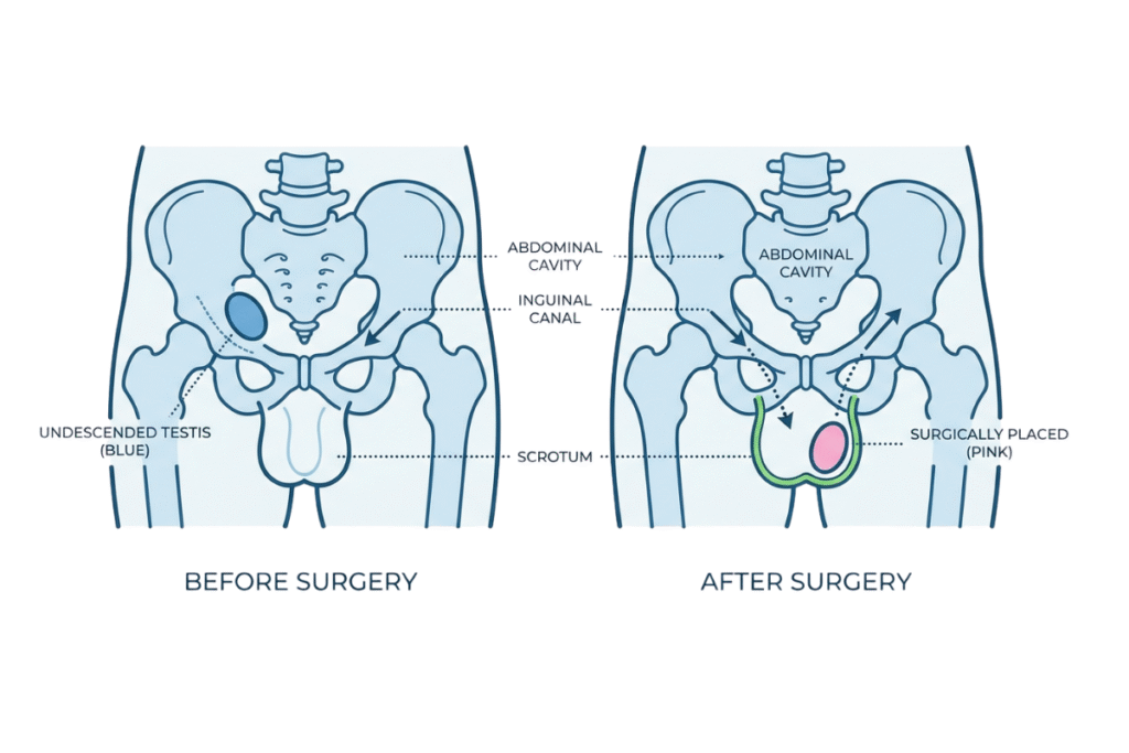 Undescended Testes (Cryptorchidism) Surgery