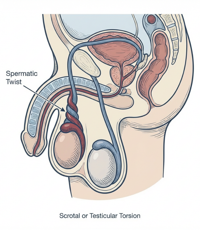 Scrotal or Testicular Torsion
