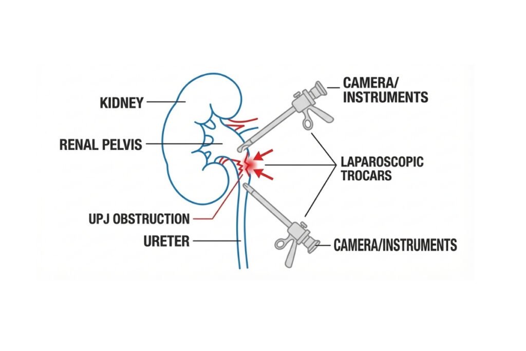 Laparoscopic Pyeloplasty for Ureteropelvic Junction (UPJ) Obstruction